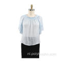 Casual zomerblouse met ronde hals voor dames